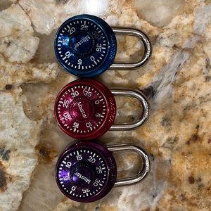 3 combination locks